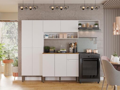 Cozinha Completa Madri 4 peças - Branco