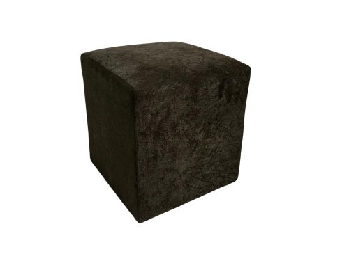 Puff quadrado - Marrom Suede