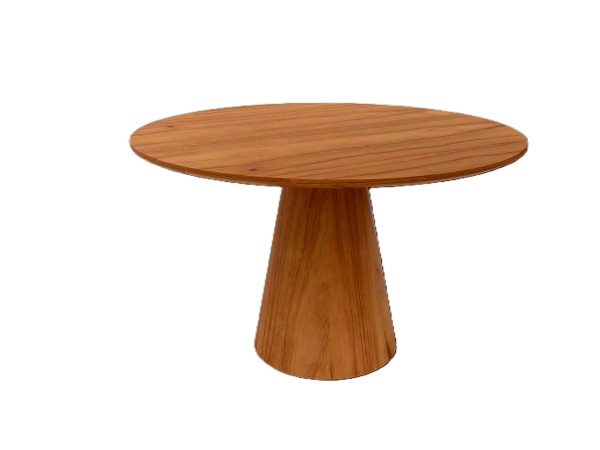 Mesa de Jantar Paris Circular 1.10x1.10 - Cinamomo Laminado