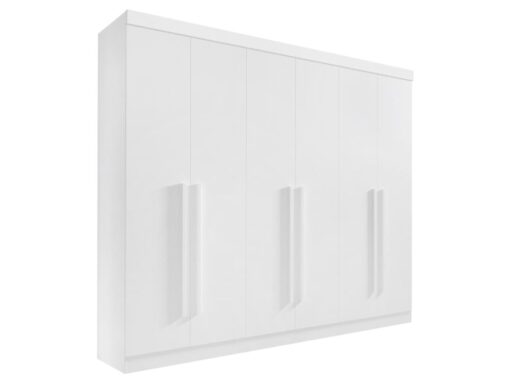Guarda-Roupa Da Vinci Plus 6 portas e 6 gavetas - Branco