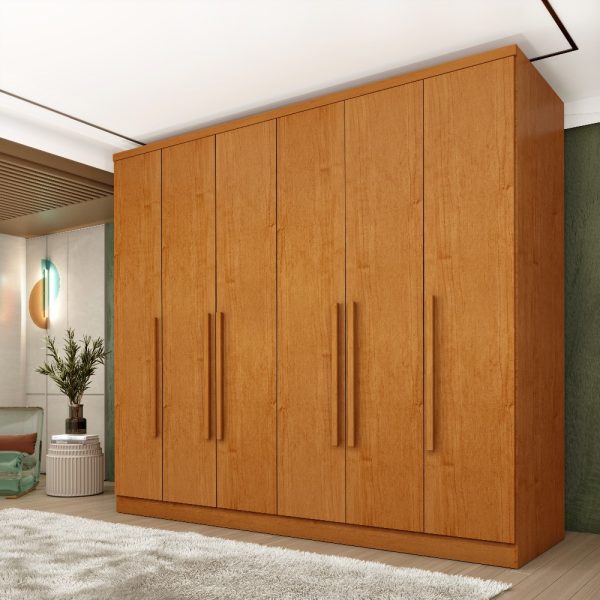 Guarda-Roupa Veneza 6 Portas Tcil  - Cinamomo